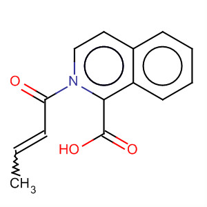 104902-95-6  1-Isoquinolinecarboxylic acid, 1,2,3,4-tetrahydro-2-(1-oxo-2-butenyl)-