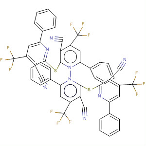 104960-52-3  3-Pyridinecarbonitrile, 2,2'-dithiobis[6-phenyl-4-(trifluoromethyl)- 104960-52-3  3-Pyridinecarbonitrile, 2,2'-dithiobis[6-phenyl-4-(trifluoromethyl)-
