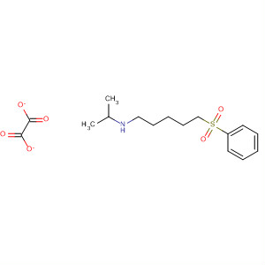 105049-63-6  1-Pentanamine, N-(1-methylethyl)-5-(phenylsulfonyl)-, ethanedioate(1:1)