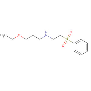 105049-76-1  1-Propanamine, 3-ethoxy-N-[2-(phenylsulfonyl)ethyl]-