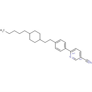 105053-25-6  3-Pyridinecarbonitrile, 6-[4-[2-(4-pentylcyclohexyl)ethyl]phenyl]-, trans-