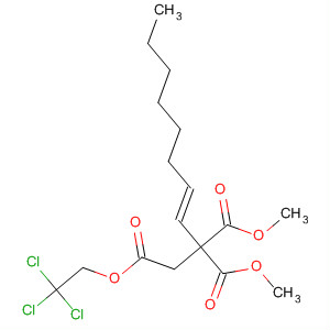 105231-37-6  3-Decene-1,2,2-tricarboxylic acid, 2,2-dimethyl 1-(2,2,2-trichloroethyl)ester, (E)-