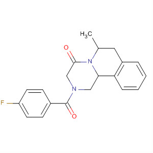 105279-77-4  4H-Pyrazino[2,1-a]isoquinolin-4-one,2-(4-fluorobenzoyl)-1,2,3,6,7,11b-hexahydro-6-methyl-