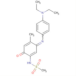 105295-35-0  Methanesulfonamide,N-[3-[[4-(diethylamino)phenyl]imino]-4-methyl-6-oxo-1,4-cyclohexadien-1-yl]-