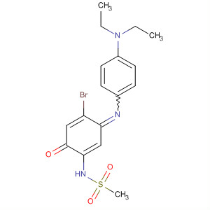 105295-57-6  Methanesulfonamide,N-[4-bromo-3-[[4-(diethylamino)phenyl]imino]-6-oxo-1,4-cyclohexadien-1-yl]-