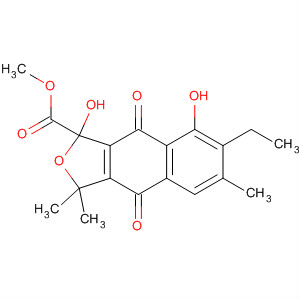 105335-73-7  Naphtho[2,3-c]furan-1-carboxylic acid,7-ethyl-1,3,4,9-tetrahydro-1,8-dihydroxy-3,3,6-trimethyl-4,9-dioxo-,methyl ester