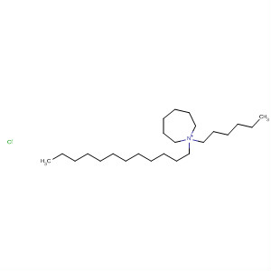 105361-13-5  1H-Azepinium, 1-dodecyl-1-hexylhexahydro-, chloride