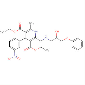105408-74-0 3,5-Pyridinedicarboxylic acid,1,4-dihydro-2-[[(2-hydroxy-3-phenoxypropyl)amino]methyl]-6-methyl-4-(3-nitrophenyl)-, diethyl ester