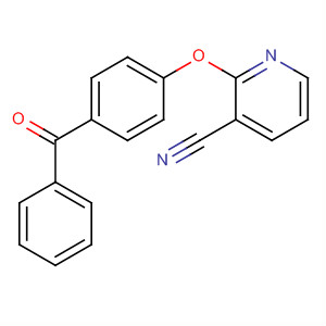 105409-93-6  3-Pyridinecarbonitrile, 2-(4-benzoylphenoxy)-