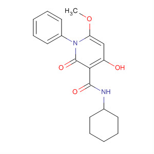 105442-03-3  3-Pyridinecarboxamide,N-cyclohexyl-1,2-dihydro-4-hydroxy-6-methoxy-2-oxo-1-phenyl- 105442-03-3  3-Pyridinecarboxamide,N-cyclohexyl-1,2-dihydro-4-hydroxy-6-methoxy-2-oxo-1-phenyl-