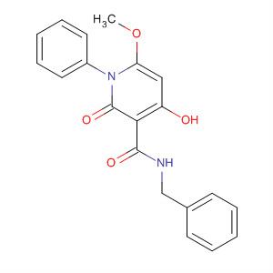 105442-04-4  3-Pyridinecarboxamide,1,2-dihydro-4-hydroxy-6-methoxy-2-oxo-1-phenyl-N-(phenylmethyl)- 105442-04-4  3-Pyridinecarboxamide,1,2-dihydro-4-hydroxy-6-methoxy-2-oxo-1-phenyl-N-(phenylmethyl)-