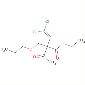 105442-55-5  3-Butenoic acid, 2-acetyl-4,4-dichloro-2-(propoxymethyl)-, ethyl ester