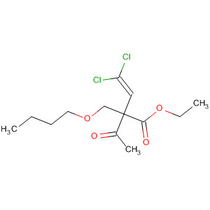 105442-57-7  3-Butenoic acid, 2-acetyl-2-(butoxymethyl)-4,4-dichloro-, ethyl ester