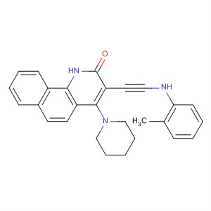 105457-04-3 Benzo[h]quinolin-2(1H)-one,3-[(methylphenylamino)ethynyl]-4-(1-piperidinyl)-
