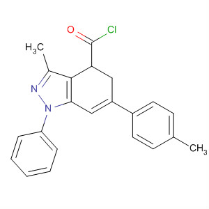 105509-28-2  1H-Indazole-4-carbonyl chloride,4,5-dihydro-3-methyl-6-(4-methylphenyl)-1-phenyl-