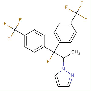 105529-79-1  1H-Pyrazole,1-[2-fluoro-1-methyl-2,2-bis[4-(trifluoromethyl)phenyl]ethyl]-