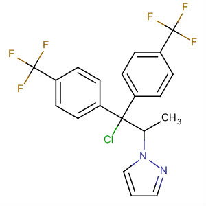 105529-80-4  1H-Pyrazole,1-[2-chloro-1-methyl-2,2-bis[4-(trifluoromethyl)phenyl]ethyl]-