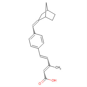 105534-38-1  2,4-Pentadienoic acid,5-[4-(bicyclo[2.2.1]hept-2-ylidenemethyl)phenyl]-3-methyl-