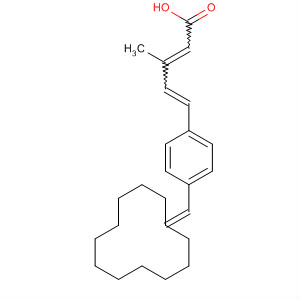 105534-41-6  2,4-Pentadienoic acid,5-[4-(cyclododecylidenemethyl)phenyl]-3-methyl-