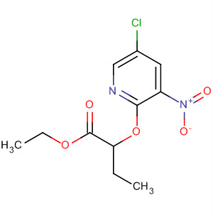 105544-29-4  Butanoic acid, 2-[(5-chloro-3-nitro-2-pyridinyl)oxy]-, ethyl ester