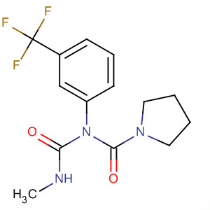 105549-11-9  1-Pyrrolidinecarboxamide,N-[(methylamino)carbonyl]-N-[3-(trifluoromethyl)phenyl]-