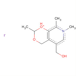105551-07-3  4H-1,3-Dioxino[4,5-c]pyridinium, 5-(hydroxymethyl)-2,7,8-trimethyl-,iodide