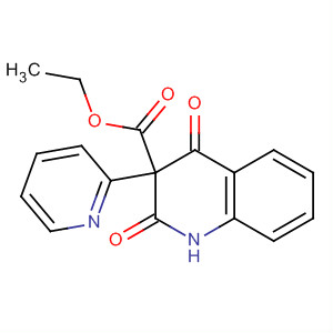 105555-35-9  3-Quinolinecarboxylic acid, 1,2,3,4-tetrahydro-2,4-dioxo-3-(2-pyridinyl)-,ethyl ester