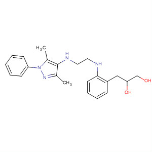 105579-35-9  2-Propanol,1-[[2-[(3,5-dimethyl-1-phenyl-1H-pyrazol-4-yl)amino]ethyl]amino]-3-phenoxy-