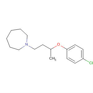 105580-57-2  1H-Azepine, 1-[3-(4-chlorophenoxy)butyl]hexahydro-