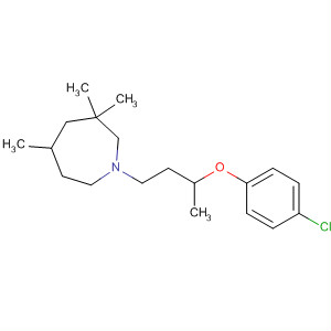 105580-58-3  1H-Azepine, 1-[3-(4-chlorophenoxy)butyl]hexahydro-3,3,5-trimethyl-