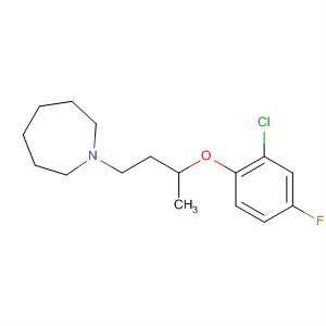 105580-65-2  1H-Azepine, 1-[3-(2-chloro-4-fluorophenoxy)butyl]hexahydro-