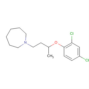 105580-70-9  1H-Azepine, 1-[3-(2,4-dichlorophenoxy)butyl]hexahydro-