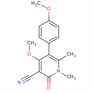101369-08-8  3-Pyridinecarbonitrile,1,2-dihydro-4-methoxy-5-(4-methoxyphenyl)-1,6-dimethyl-2-oxo-