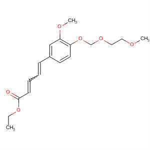 101619-49-2  2,4-Pentadienoic acid,5-[3-methoxy-4-[(2-methoxyethoxy)methoxy]phenyl]-, ethyl ester, (E,E)-