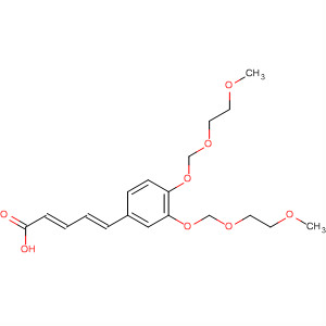 101619-63-0  2,4-Pentadienoic acid, 5-[3,4-bis[(2-methoxyethoxy)methoxy]phenyl]-,(E,E)-