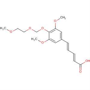 101620-01-3  2,4-Pentadienoic acid,5-[3,5-dimethoxy-4-[(2-methoxyethoxy)methoxy]phenyl]-, (E,E)-