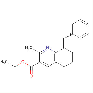 101681-58-7  3-Quinolinecarboxylic acid,5,6,7,8-tetrahydro-2-methyl-8-(phenylmethylene)-, ethyl ester