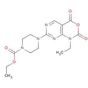 101683-61-8  1-Piperazinecarboxylic acid,4-(1-ethyl-1,4-dihydro-2,4-dioxo-2H-pyrimido[4,5-d][1,3]oxazin-7-yl)-,ethyl ester
