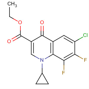 101987-84-2  3-Quinolinecarboxylic acid,6-chloro-1-cyclopropyl-7,8-difluoro-1,4-dihydro-4-oxo-, ethyl ester