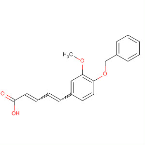 102018-94-0  2,4-Pentadienoic acid, 5-[3-methoxy-4-(phenylmethoxy)phenyl]-