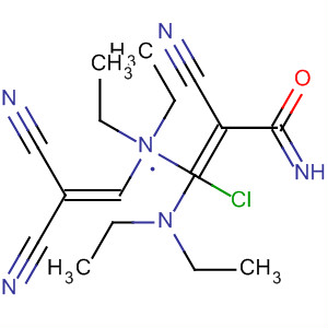 102266-39-7  2-Propenimidoyl chloride,2-cyano-N-(2,2-dicyanoethenyl)-3,3-bis(diethylamino)-