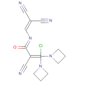 102266-40-0  2-Propenimidoyl chloride,3,3-bis(1-azetidinyl)-2-cyano-N-(2,2-dicyanoethenyl)-