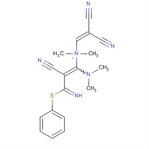 102266-48-8  2-Propenimidothioic acid,2-cyano-N-(2,2-dicyanoethenyl)-3,3-bis(dimethylamino)-, phenyl ester