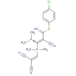 102266-49-9  2-Propenimidothioic acid,2-cyano-N-(2,2-dicyanoethenyl)-3,3-bis(dimethylamino)-,4-chlorophenyl ester