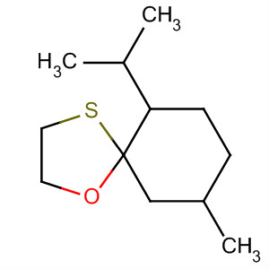 102363-64-4  1-Oxa-4-thiaspiro[4.5]decane, 9-methyl-6-(1-methylethyl)-