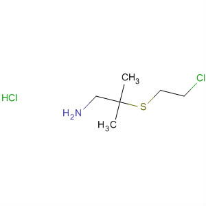 102505-63-5  1-Propanamine, 2-[(2-chloroethyl)thio]-2-methyl-, hydrochloride