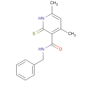 102817-95-8  3-Pyridinecarboxamide,1,2-dihydro-4,6-dimethyl-N-(phenylmethyl)-2-thioxo- 102817-95-8  3-Pyridinecarboxamide,1,2-dihydro-4,6-dimethyl-N-(phenylmethyl)-2-thioxo-