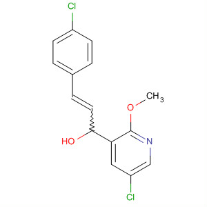 102830-76-2  3-Pyridinemethanol, 5-chloro-a-[2-(4-chlorophenyl)ethenyl]-2-methoxy-,(E)-
