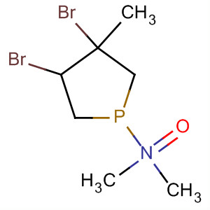 103003-04-9  1-Phospholanamine, 3,4-dibromo-N,N,3-trimethyl-, 1-oxide
