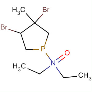 103003-05-0  1-Phospholanamine, 3,4-dibromo-N,N-diethyl-3-methyl-, 1-oxide